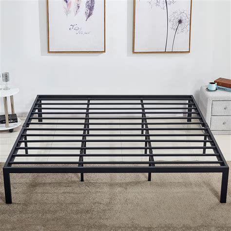 for box spring metal bed frame king|boxless bed frame.